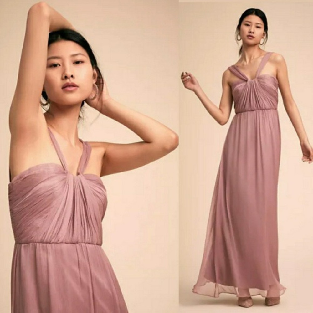 BHLDN Pink/Dusty Rose Bridesmaid Gown